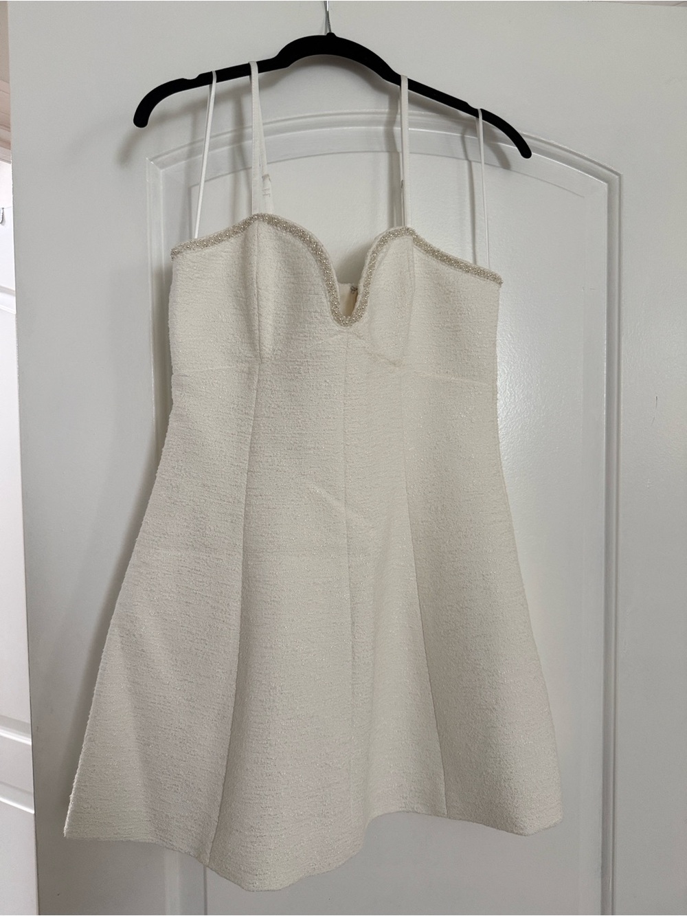 White Sweetheart Mini Dress